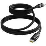 Cablu Baseus de date Tungsten Auriu (P10319805111-00), Type-C to Type-C, Super Incarcare rapida, 100W, 480Mbps, 1m, negru