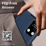 Husa pentru Samsung Galaxy S23 Ultra, Techsuit SmartView Series, albastru