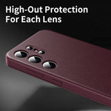 Husa pentru Samsung Galaxy S23 Ultra, Techsuit SmartView Series, albastru