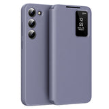 Husa pentru Samsung Galaxy S23 Plus, Techsuit SmartView Series, albastru