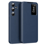 Husa pentru Samsung Galaxy S23 FE, Techsuit SmartView Series, albastru