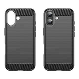 Husa pentru iPhone 17, Techsuit Carbon Silicone, albastru