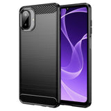 Husa pentru Samsung Galaxy A07 4G, Techsuit Carbon Silicone, albastru