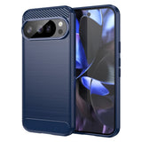 Husa pentru Google Pixel 10, Techsuit Carbon Silicone, albastru