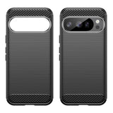 Husa pentru Google Pixel 10, Techsuit Carbon Silicone, albastru