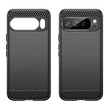 Husa pentru Google Pixel 10 Pro XL, Techsuit Carbon Silicone, albastru