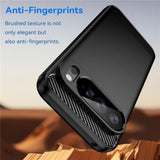 Husa pentru Google Pixel 10 Pro XL, Techsuit Carbon Silicone, albastru