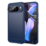 Husa pentru Google Pixel 10 Pro XL, Techsuit Carbon Silicone, albastru