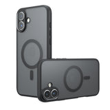 Husa pentru iPhone 17, Techsuit PureFrost MagSafe, negru frost