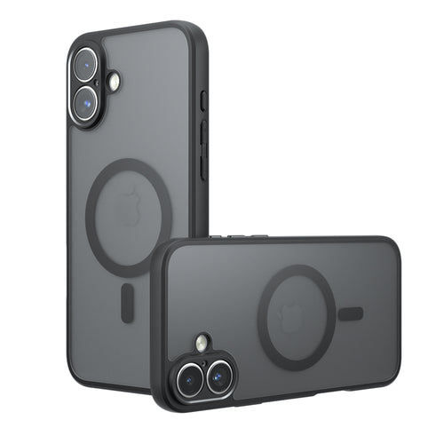 Husa pentru iPhone 17, Techsuit PureFrost MagSafe, negru frost