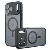 Husa pentru iPhone 17 Pro Max, Techsuit PureFrost MagSafe, negru frost