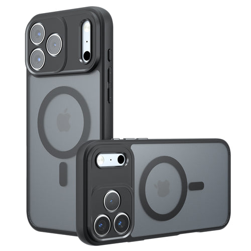 Husa pentru iPhone 17 Pro, Techsuit PureFrost MagSafe, negru frost