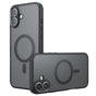 Husa pentru iPhone 16, Techsuit PureFrost MagSafe, negru frost