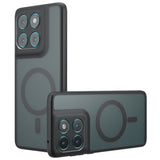 Husa pentru Motorola Edge 60 Fusion, Techsuit PureFrost MagSafe, negru frost