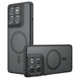 Husa pentru Motorola Edge 60 Pro, Techsuit PureFrost MagSafe, negru frost