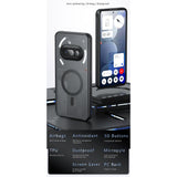 Husa pentru Nothing Phone (3a), Techsuit PureFrost MagSafe, negru frost
