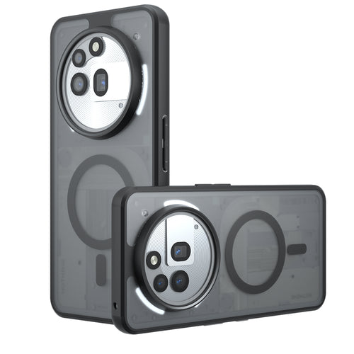 Husa pentru Nothing Phone (3a) Pro, Techsuit PureFrost MagSafe, negru frost