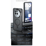 Husa pentru Nothing Phone (3a) Pro, Techsuit PureFrost MagSafe, negru frost