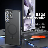 Husa pentru Samsung Galaxy S25 Ultra, Techsuit PureFrost MagSafe, negru frost