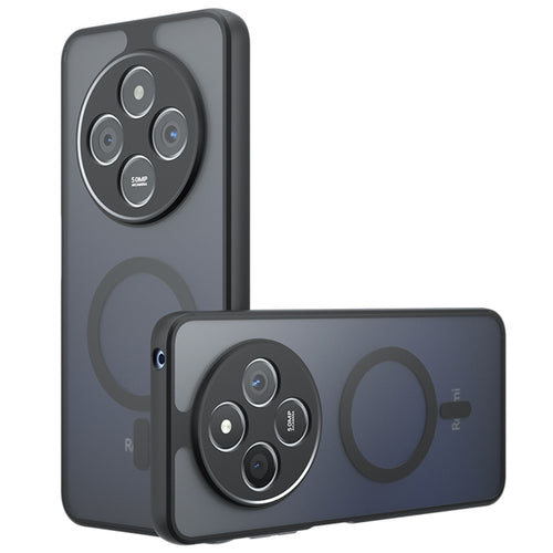 Husa pentru Xiaomi Redmi 14C, Techsuit PureFrost MagSafe, negru frost