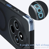 Husa pentru Xiaomi Redmi 14C, Techsuit PureFrost MagSafe, negru frost