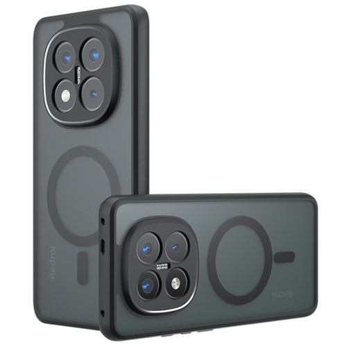 Husa pentru Xiaomi Redmi Note 14 Pro+ 5G, Techsuit PureFrost MagSafe, negru frost