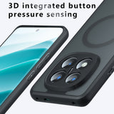 Husa pentru Xiaomi Redmi Note 14 Pro+ 5G, Techsuit PureFrost MagSafe, negru frost
