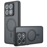 Husa pentru Xiaomi 14T Pro, Techsuit PureFrost MagSafe, negru frost