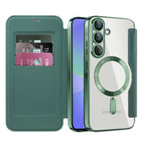 Husa pentru Samsung Galaxy A36 5G, Techsuit SmartMag Book Case, albastru
