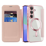 Husa pentru Samsung Galaxy A36 5G, Techsuit SmartMag Book Case, albastru