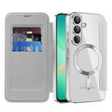 Husa pentru Samsung Galaxy A26 5G, Techsuit SmartMag Book Case, albastru