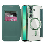 Husa pentru Samsung Galaxy A26 5G, Techsuit SmartMag Book Case, albastru