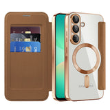 Husa pentru Samsung Galaxy A26 5G, Techsuit SmartMag Book Case, albastru