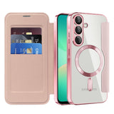 Husa pentru Samsung Galaxy A26 5G, Techsuit SmartMag Book Case, albastru