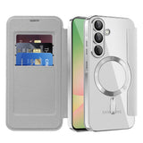 Husa pentru Samsung Galaxy A56 5G, Techsuit SmartMag Book Case, albastru