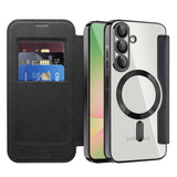 Husa pentru Samsung Galaxy A56 5G, Techsuit SmartMag Book Case, albastru
