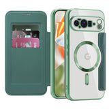 Husa pentru Google Pixel 10 Pro XL, Techsuit SmartMag Book Case, albastru