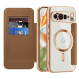 Husa pentru Google Pixel 10 Pro XL, Techsuit SmartMag Book Case, albastru
