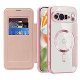 Husa pentru Google Pixel 10 Pro XL, Techsuit SmartMag Book Case, albastru