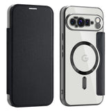 Husa pentru Google Pixel 10 Pro XL, Techsuit SmartMag Book Case, albastru