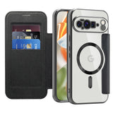 Husa pentru Google Pixel 10 Pro XL, Techsuit SmartMag Book Case, albastru
