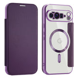 Husa pentru Google Pixel 10 Pro XL, Techsuit SmartMag Book Case, albastru