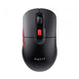 Mouse wireless Havit (MS59WB), 2.4GHz, 800/1200/1600 DPI, ABS, PC, AA Battery, negru;rosu