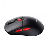 Mouse wireless Havit (MS59WB), 2.4GHz, 800/1200/1600 DPI, ABS, PC, AA Battery, negru;rosu