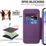 Husa pentru Samsung Galaxy A55 5G, Techsuit SmartMag Book Case, albastru