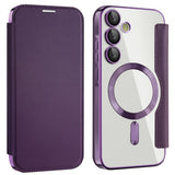 Husa pentru Samsung Galaxy A55 5G, Techsuit SmartMag Book Case, albastru