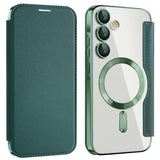 Husa pentru Samsung Galaxy A55 5G, Techsuit SmartMag Book Case, albastru