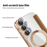 Husa pentru Samsung Galaxy A55 5G, Techsuit SmartMag Book Case, albastru