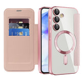 Husa pentru Samsung Galaxy A55 5G, Techsuit SmartMag Book Case, albastru