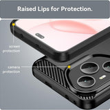 Husa pentru Honor 400 Pro, Techsuit Carbon Silicone, albastru